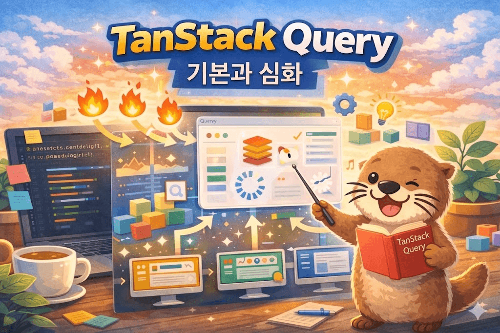 TanStack Query 에 대해서 알아보기! 대표 이미지