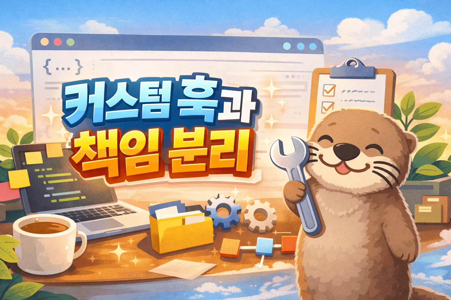 커스텀 훅과 책임 분리 대표 이미지