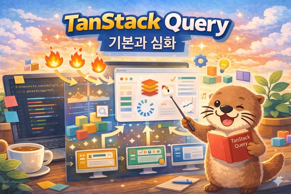 TanStack Query 에 대해서 알아보기! 대표 이미지
