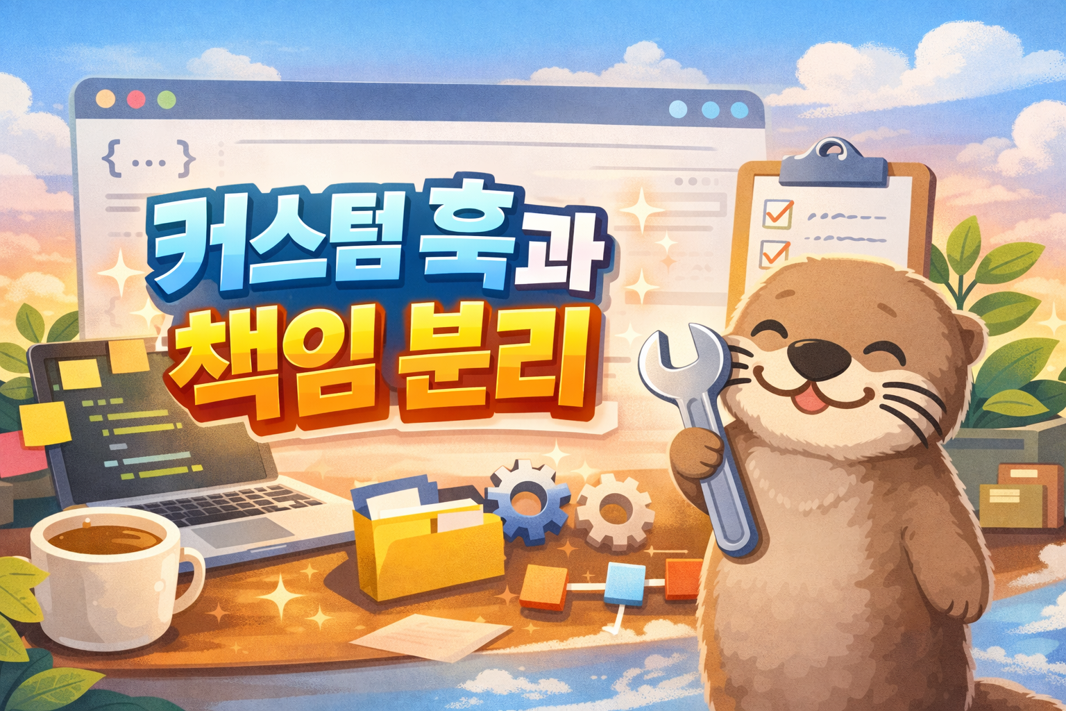 커스텀 훅과 책임 분리 대표 이미지