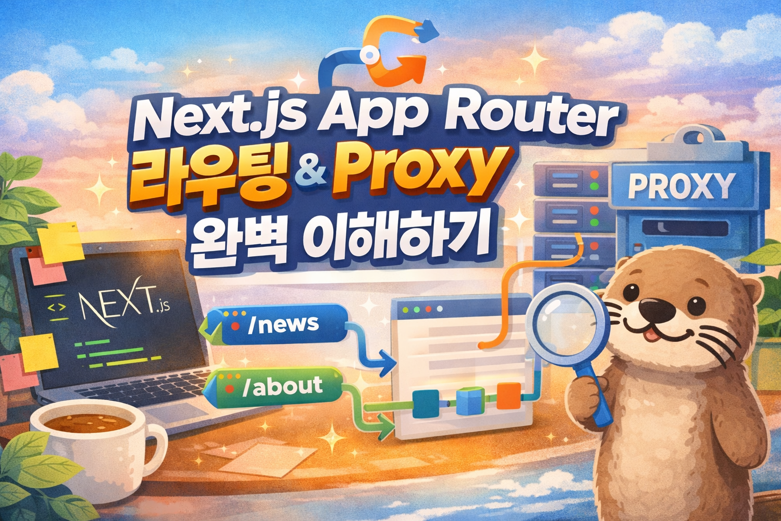 Next.js App Router 라우팅 & Proxy 완벽 이해하기 대표 이미지